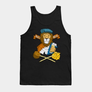 Dutch lion with beer and cheese. Tank Top